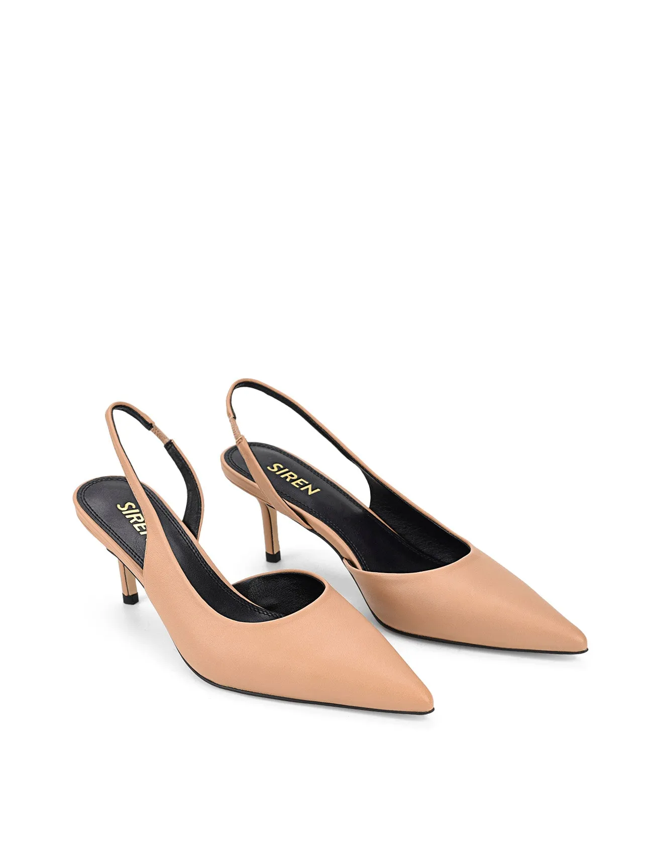 Yoselyn Dorsay Slingbacks - Almond Tan Leather sold by Siren Shoes product image thumbnail 2