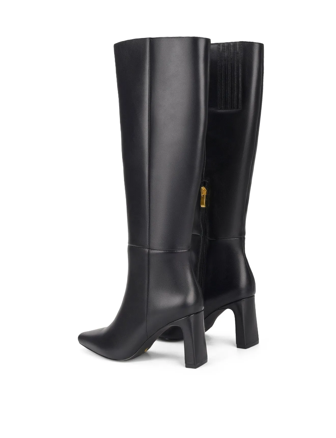 Cacey Long Boots - Black Leather sold by Siren Shoes product image thumbnail 4