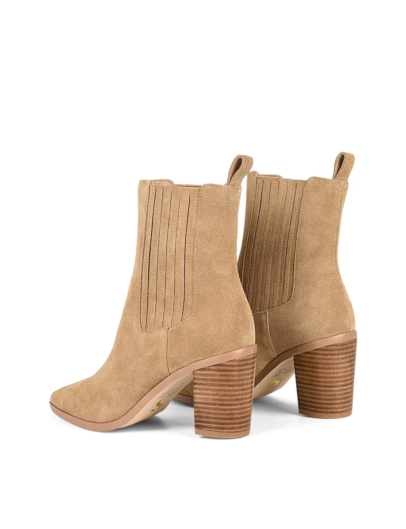 Clancy Gusset Ankle Boot - Taupe Suede sold by Siren Shoes product image thumbnail 4