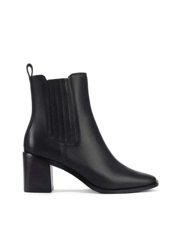 Ultimate Ankle Boots - Black Leather sold by Siren Shoes