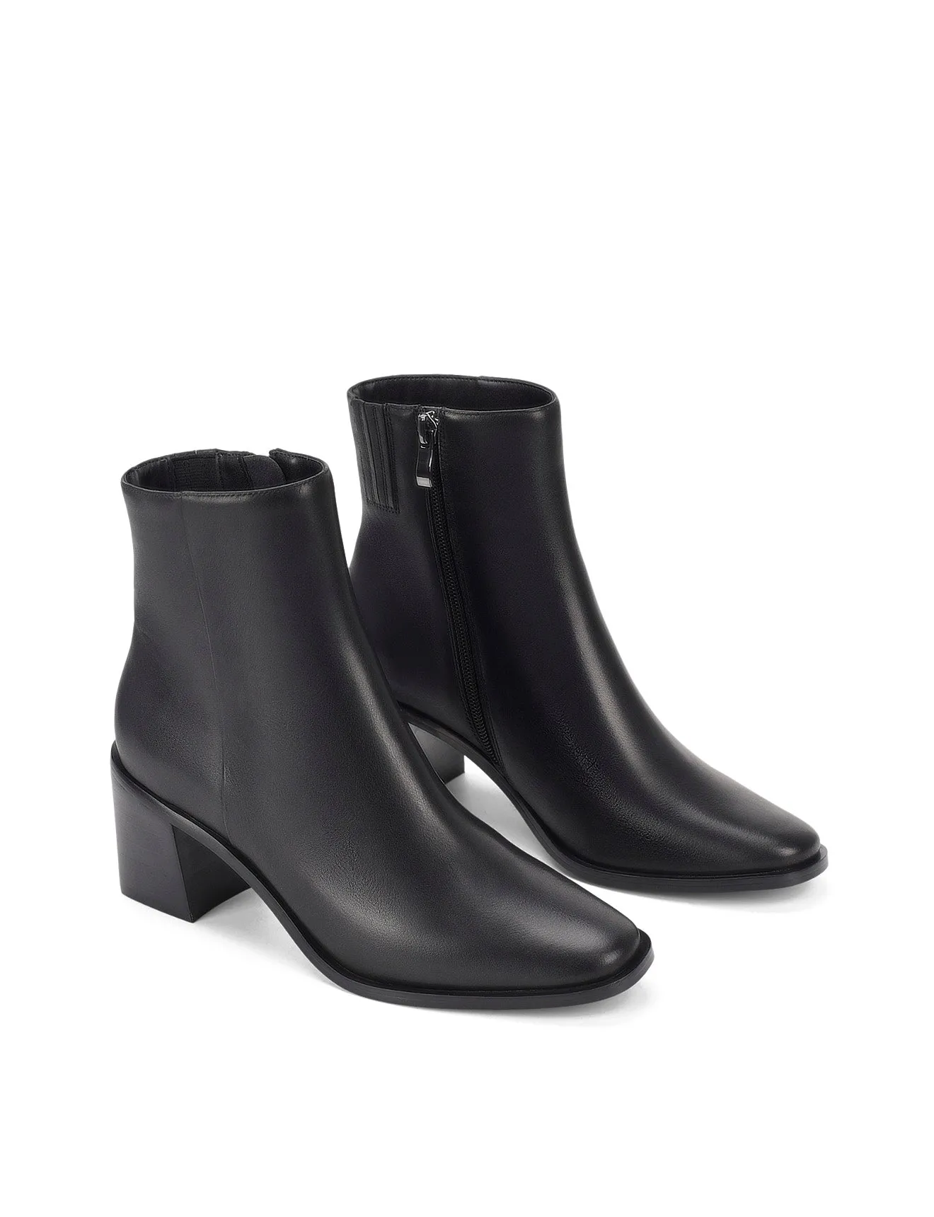 Ulla Ankle Boots - Black Leather sold by Siren Shoes product image thumbnail 3