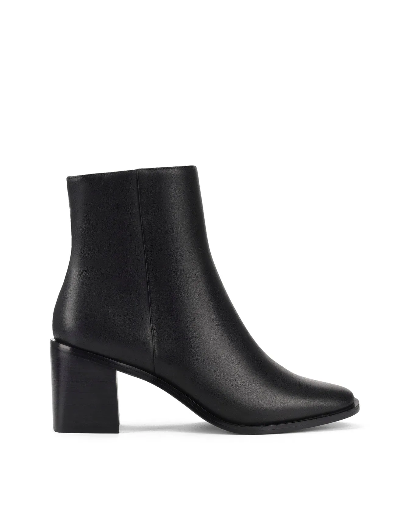 Ulla Ankle Boots - Black Leather sold by Siren Shoes