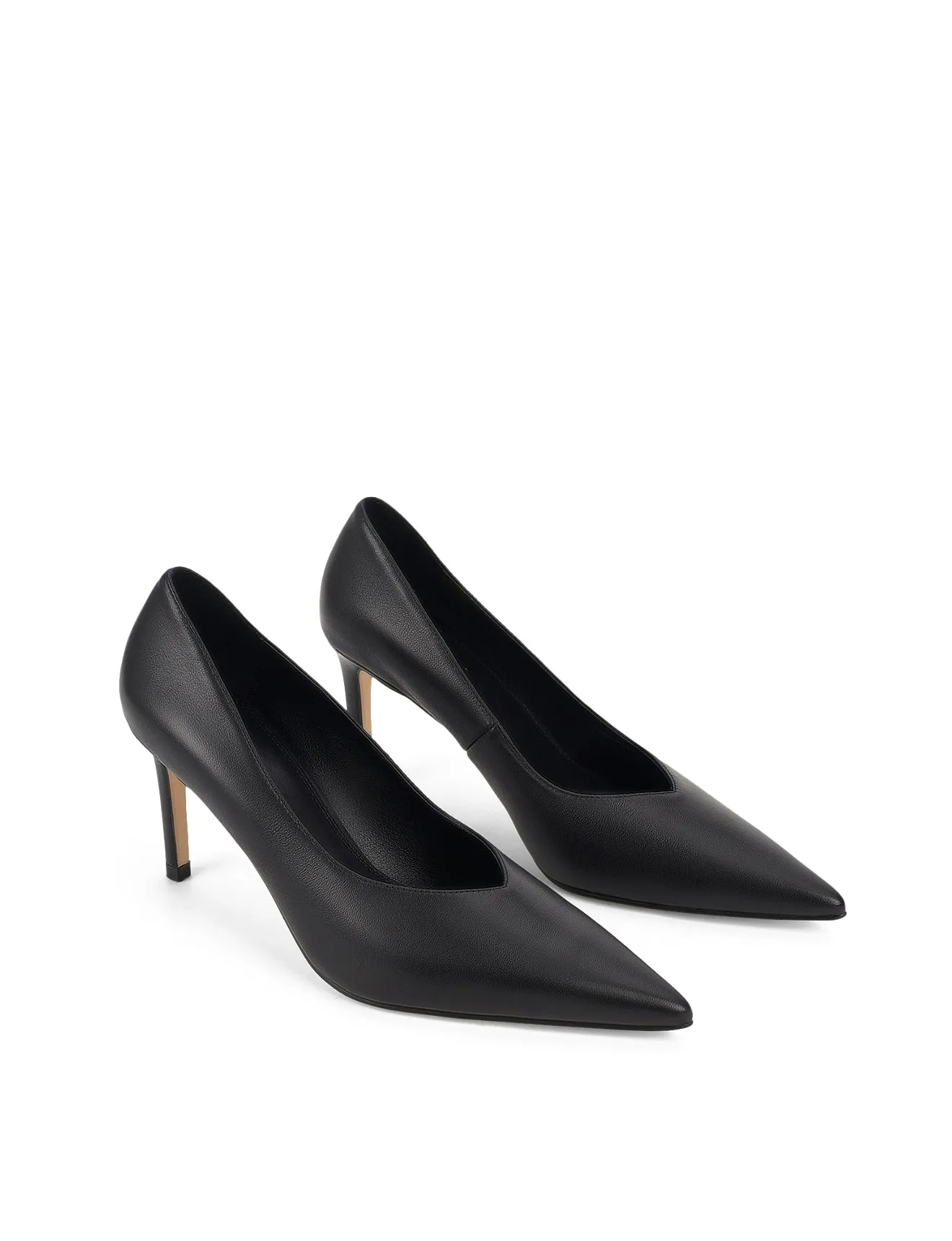 Zulu Full Pumps - Black Leather sold by Siren Shoes product image thumbnail 3