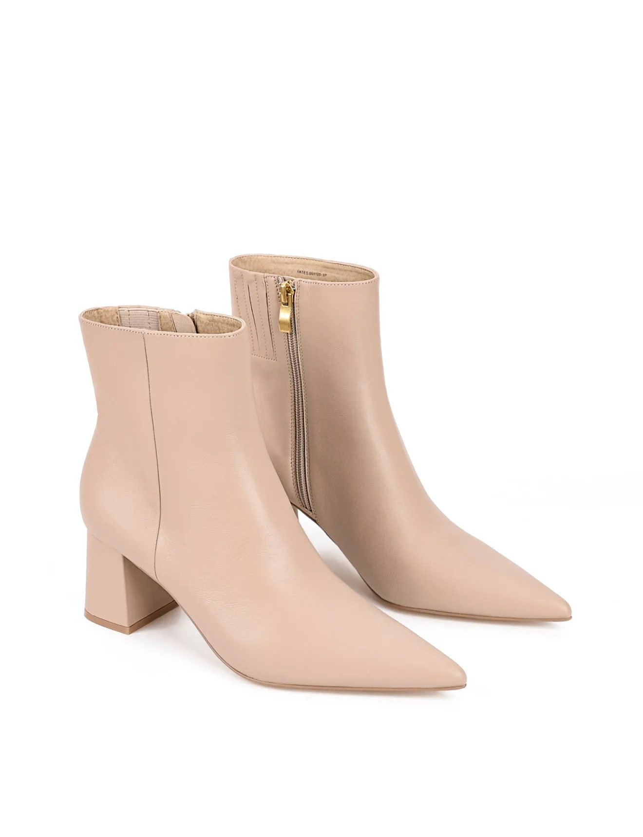 Yates Ankle Boots - Nude Leather sold by Siren Shoes product image thumbnail 2