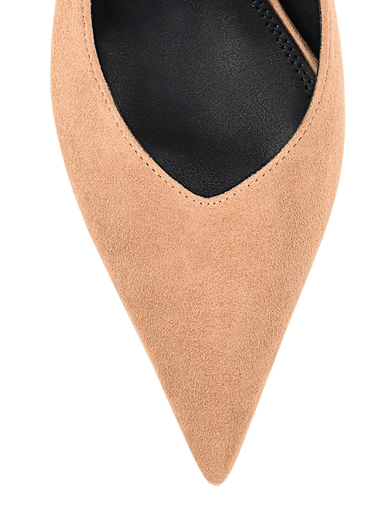 Yankee Slingback Block Heel - Camel Tan Suede sold by Siren Shoes product image thumbnail 4