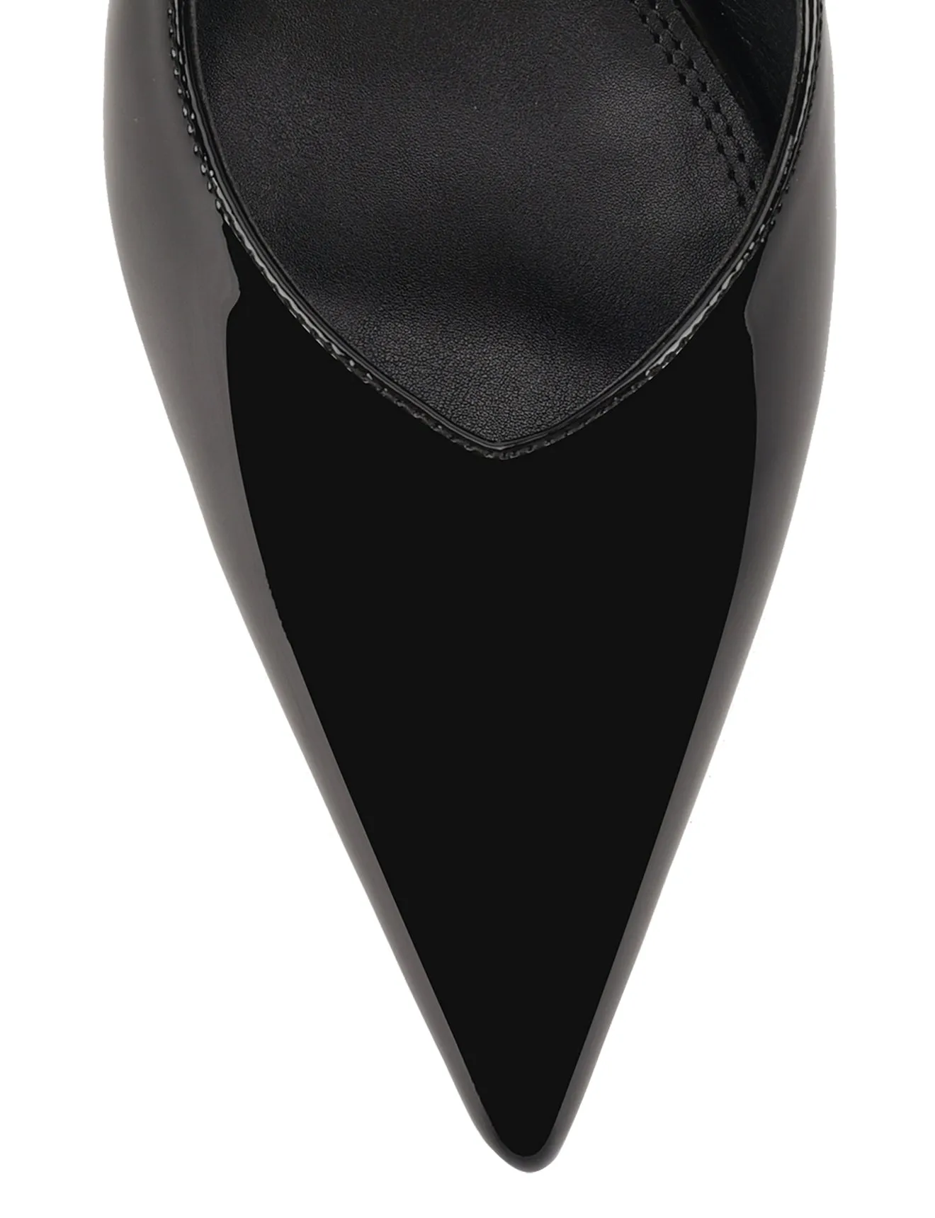 Yory Slingback Kitten Heels - Black Patent Leather sold by Siren Shoes product image thumbnail 4