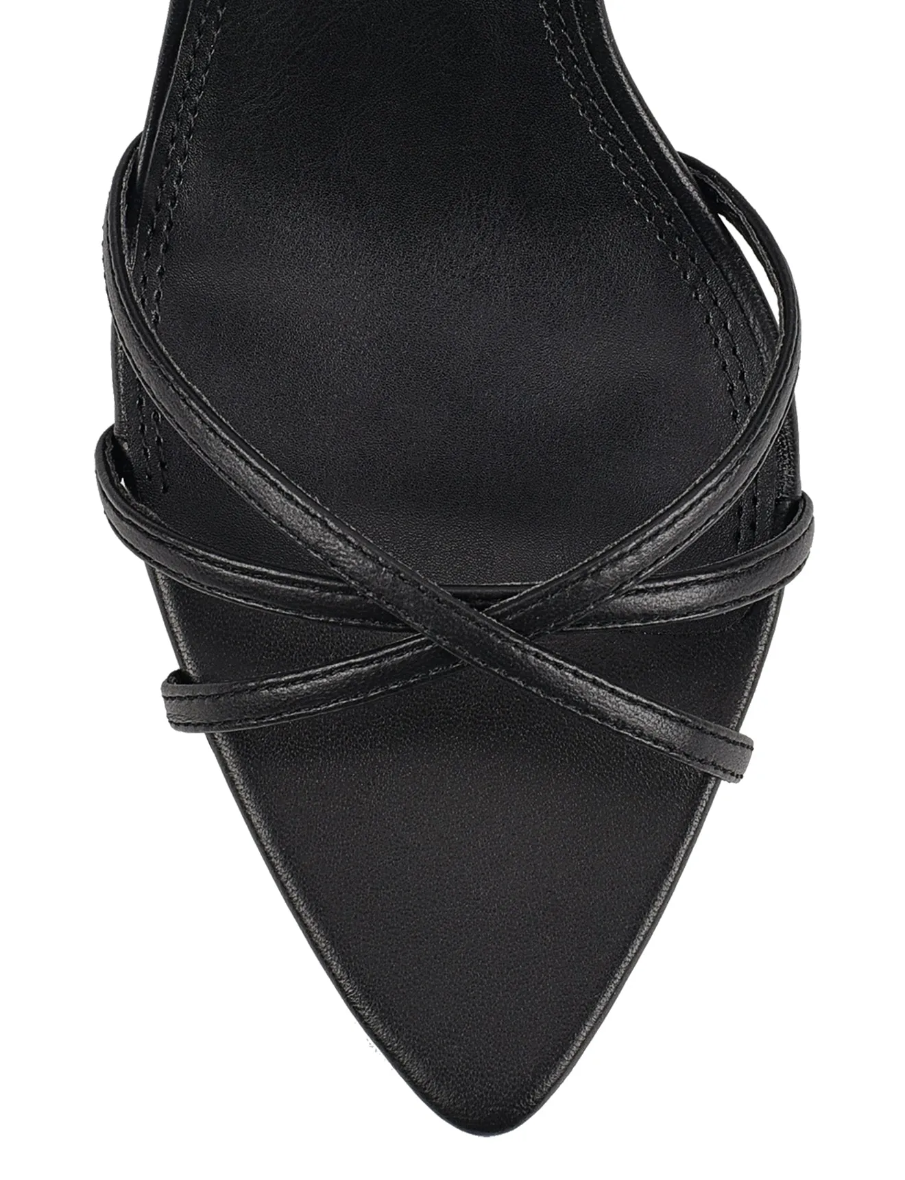 Madison Point Toe Strappy Heel - Black Leather sold by Siren Shoes product image thumbnail 4