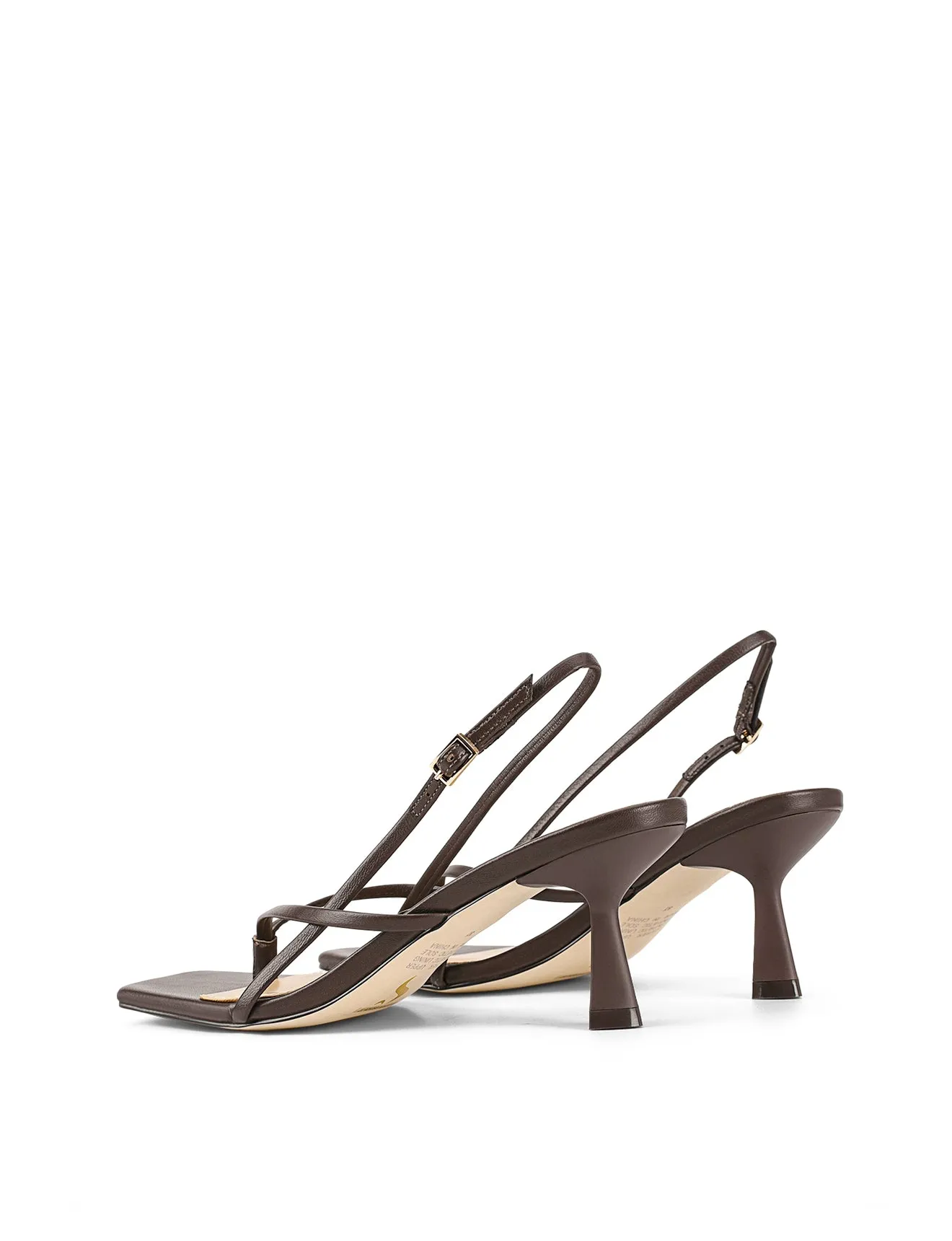 Santorini Strappy Thong Sandal - Chocolate Brown Leather sold by Siren Shoes product image thumbnail 3