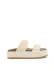 Apollo Flatform Sandals - Chalk White Weave sold by Siren Shoes