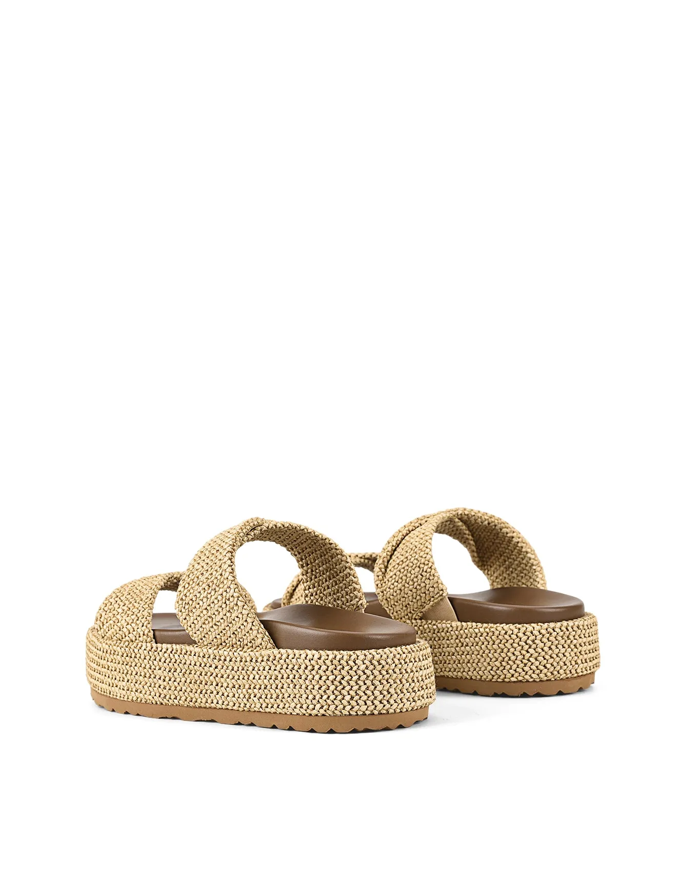 Apollo Flatform Sandals - Natural Weave sold by Siren Shoes product image thumbnail 3