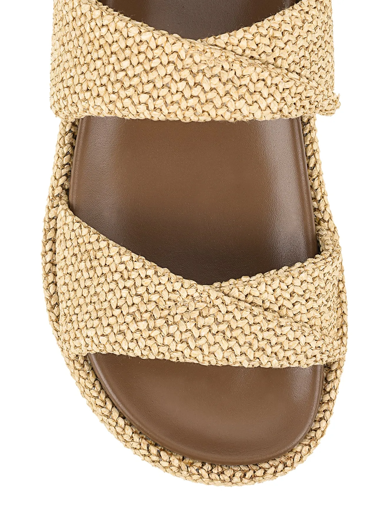 Apollo Flatform Sandals - Natural Weave sold by Siren Shoes product image thumbnail 4