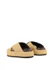 April Flatform Sandals - Natural Weave/Chocolate sold by Siren Shoes