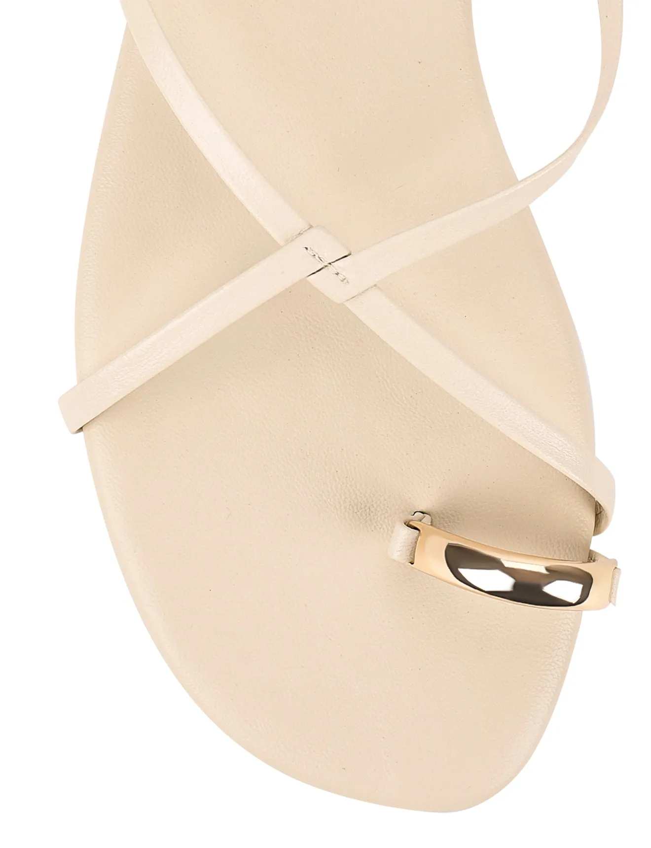 Xane Kitten Heel Thongs - Chalk White Leather sold by Siren Shoes product image thumbnail 4