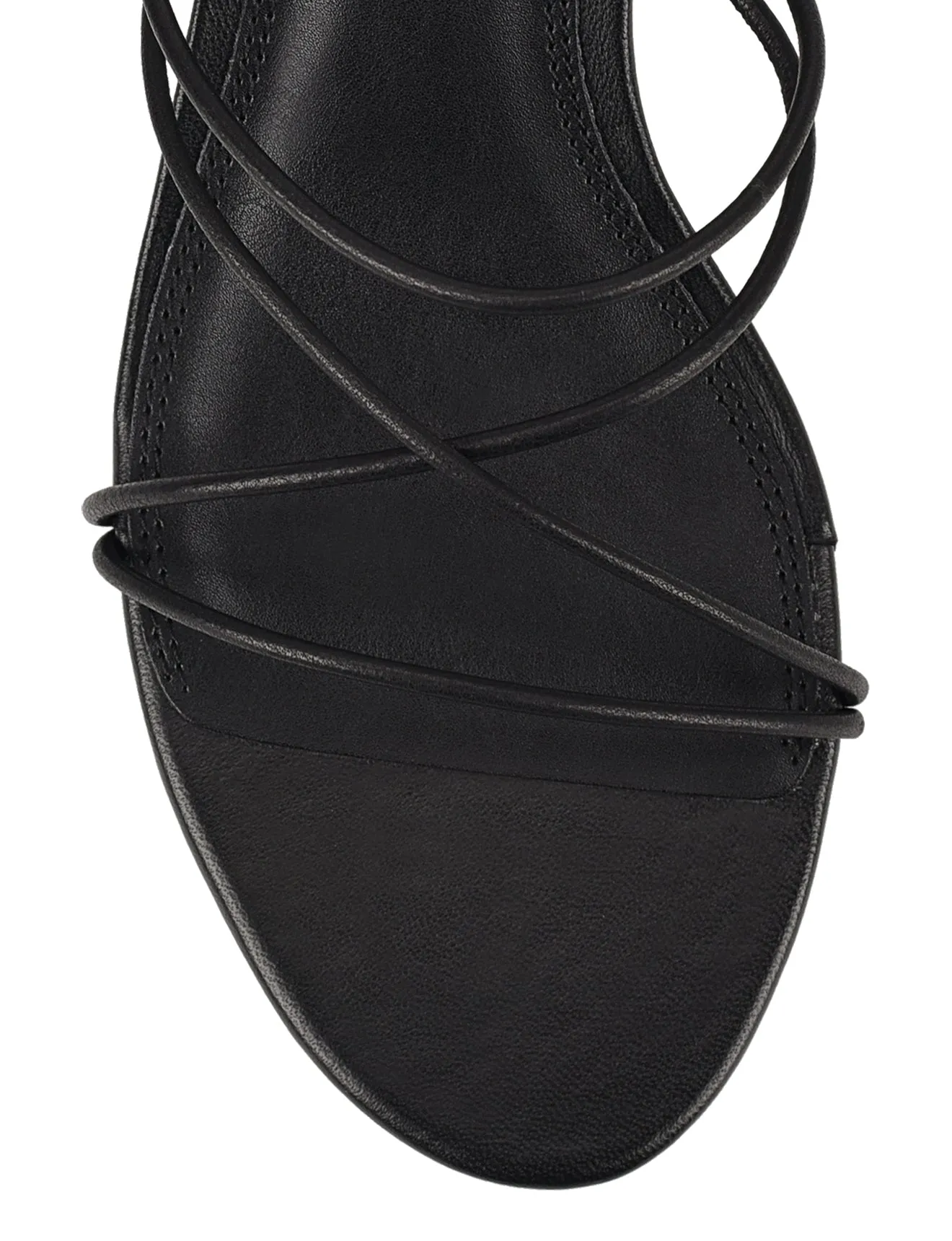 Xala Strappy Kitten Heels - Black Leather sold by Siren Shoes product image thumbnail 4