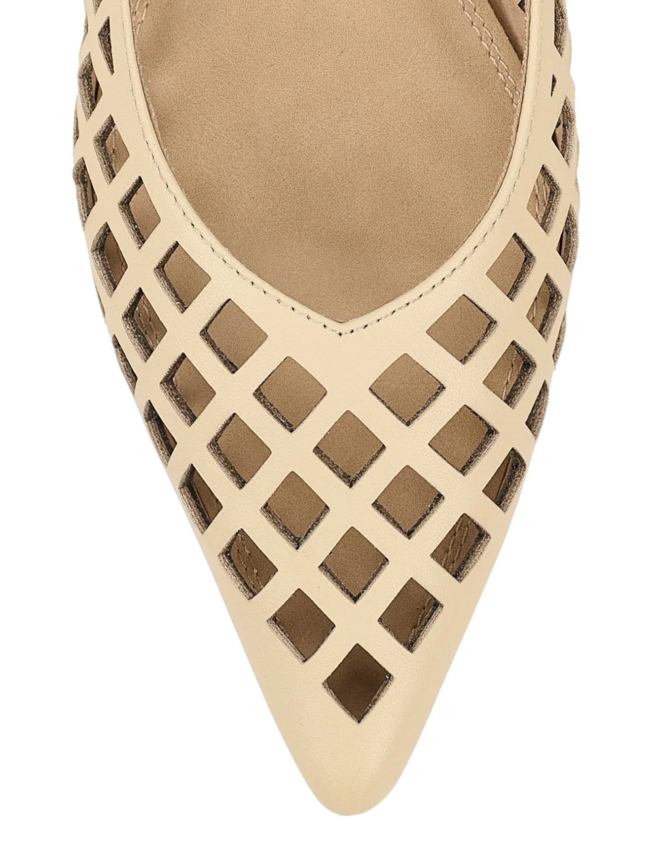 Lottie Sling Back Flats - Custard Yellow Leather sold by Siren Shoes product image thumbnail 4