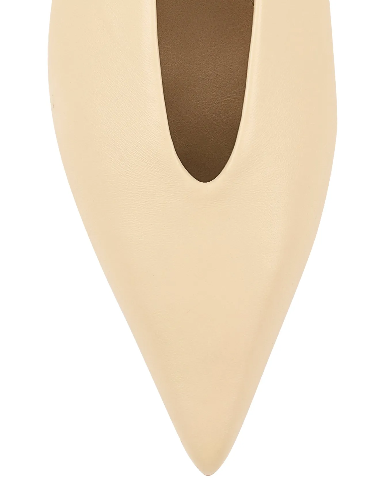 Fly Point Toe Slingbacks - Custard Yellow Leather sold by Siren Shoes product image thumbnail 4
