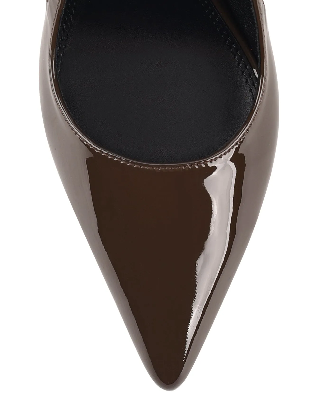 Cipriani Stiletto Pump - Chocolate Brown Patent Leather sold by Siren Shoes product image thumbnail 4