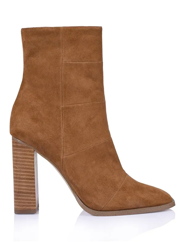 Benny - Tan Suede sold by Siren Shoes