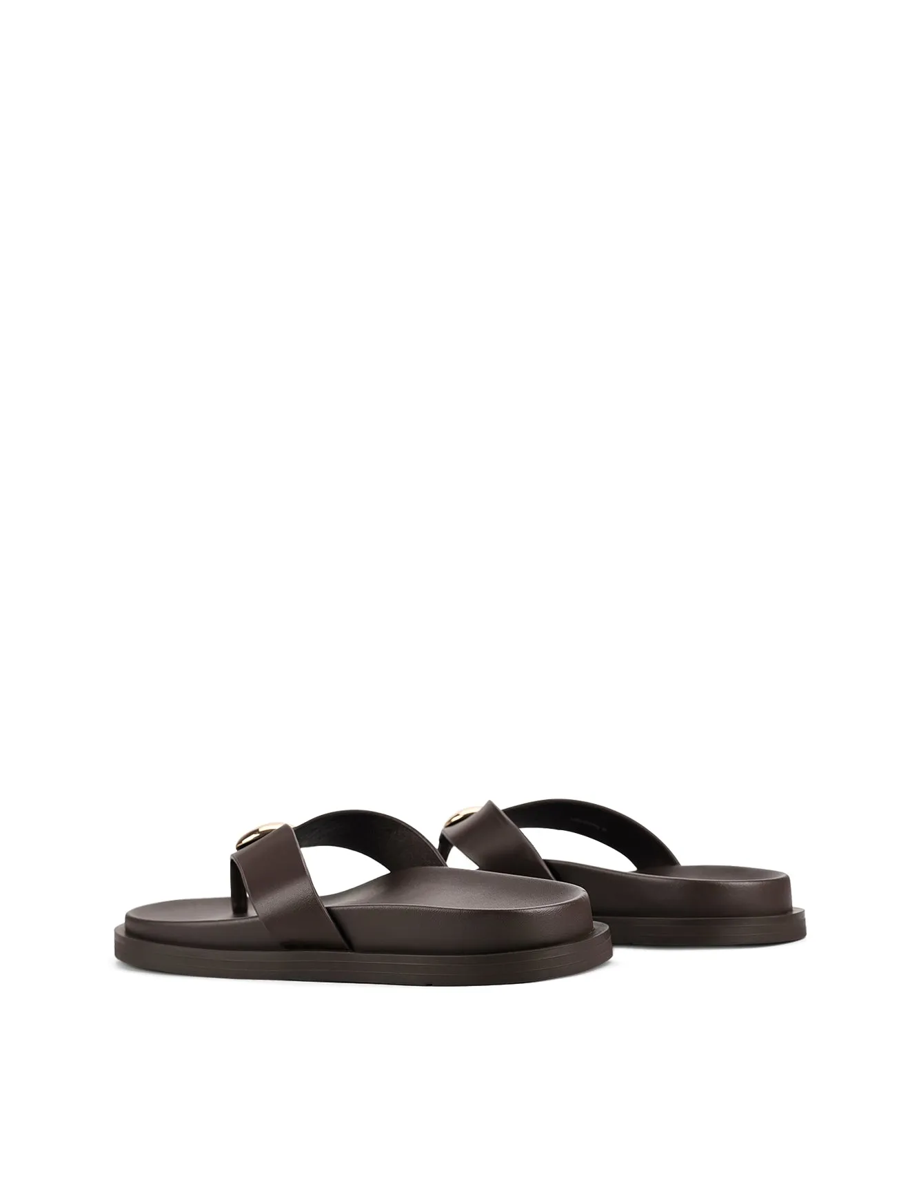 Lana Footbed Sandals - Chocolate Leather sold by Siren Shoes product image thumbnail 3