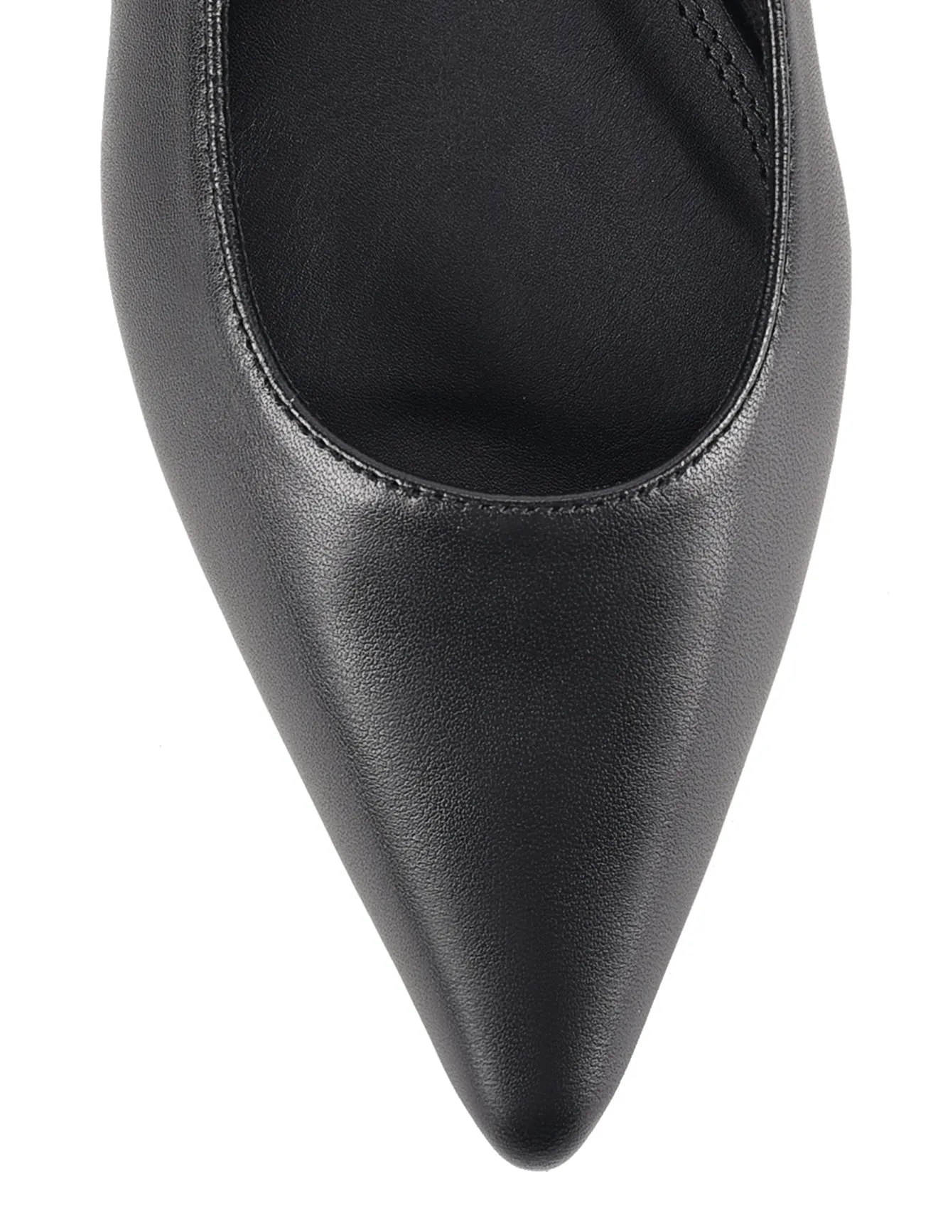 Lola Sling Back Flats - Black Leather sold by Siren Shoes product image thumbnail 4