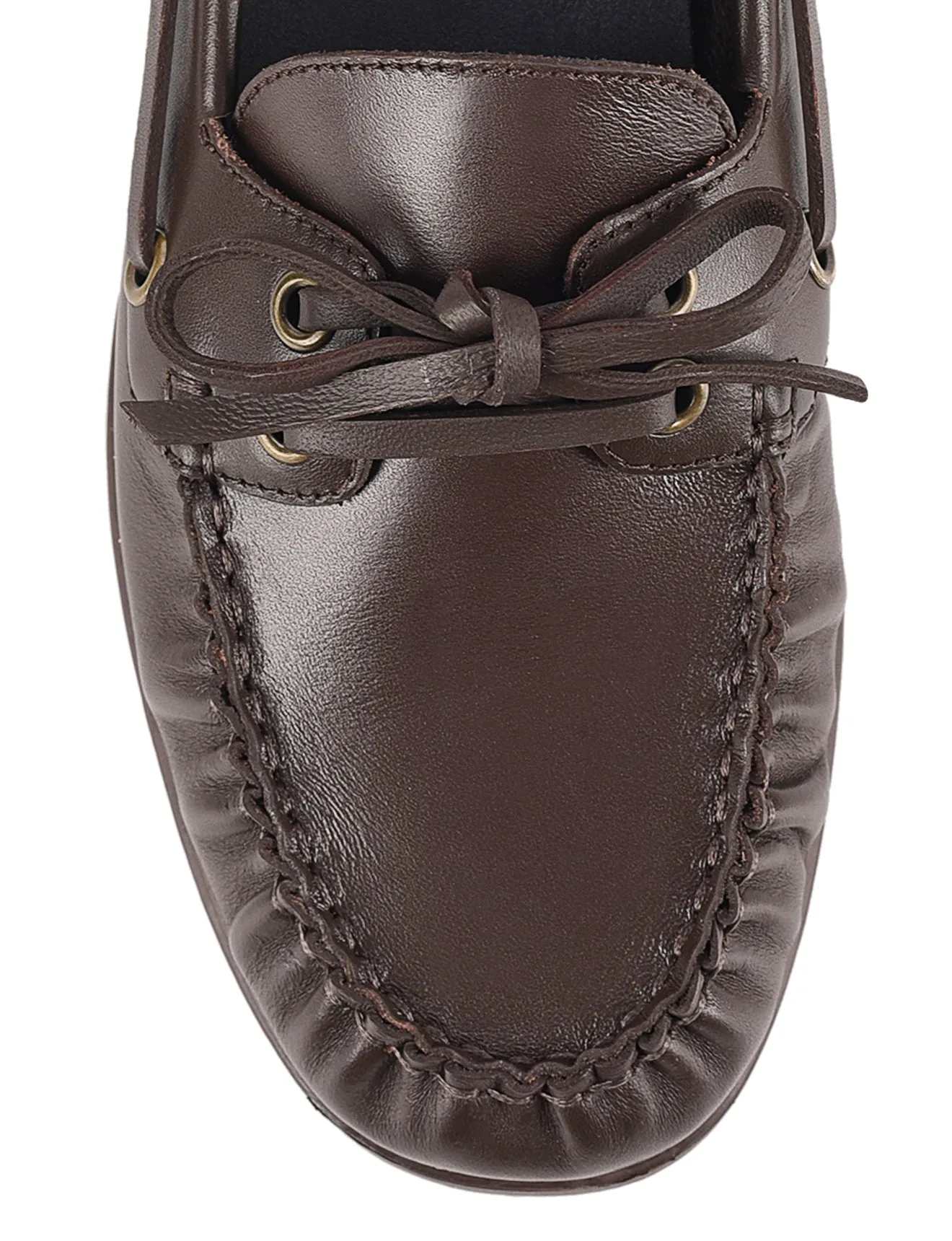 Paloma Boat Shoes - Chocolate Brown Leather sold by Siren Shoes product image thumbnail 4