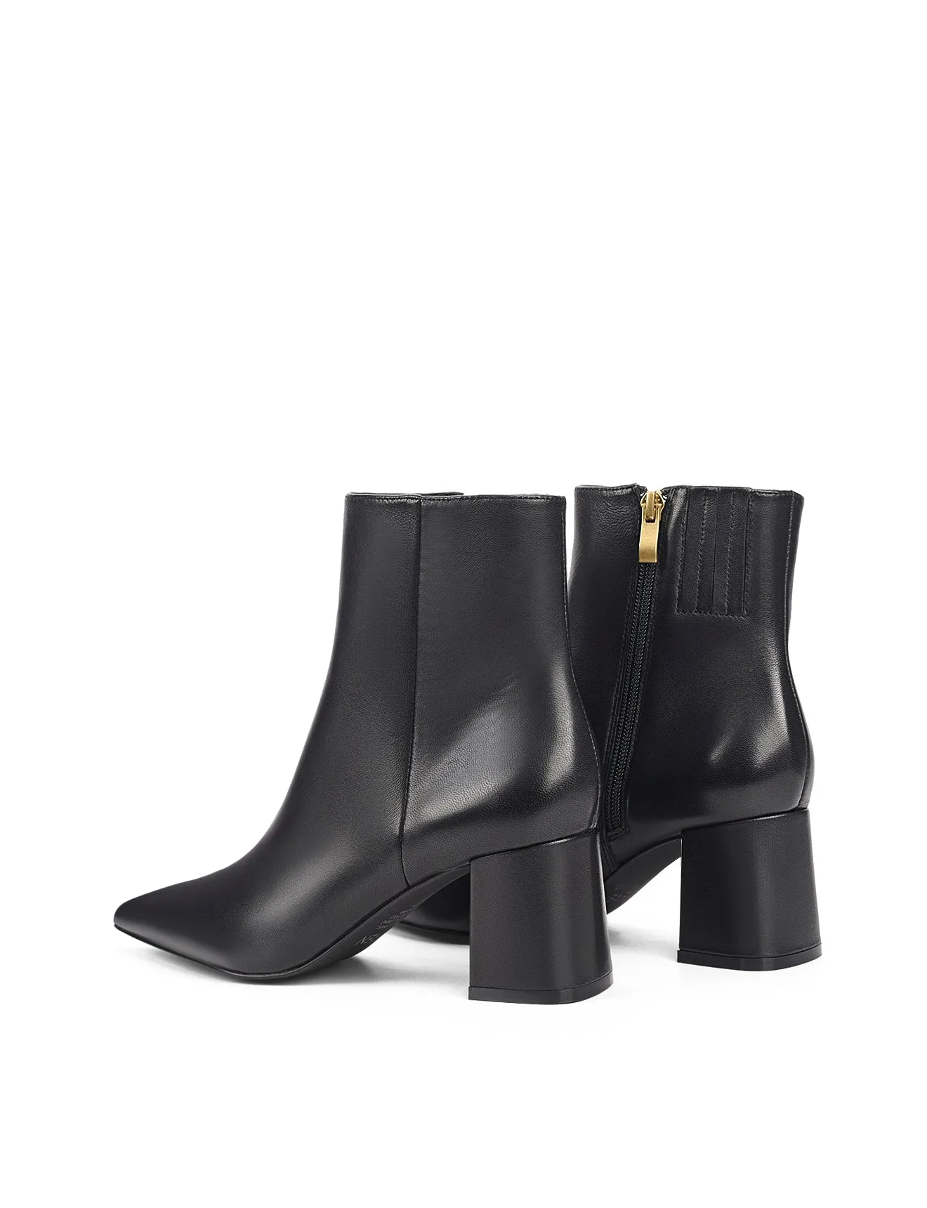 Grace Ankle Boots - Black Leather sold by Siren Shoes product image thumbnail 3
