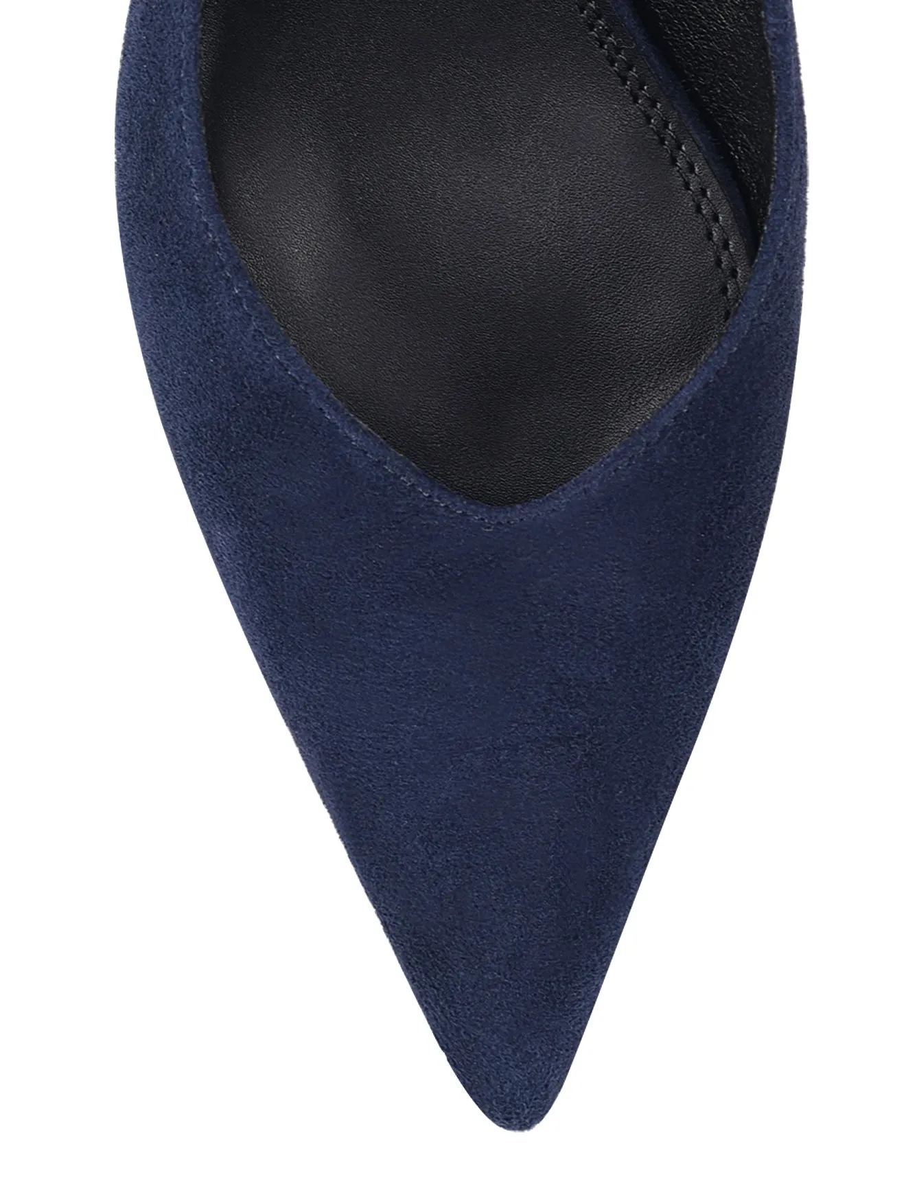 Yory Slingback Kitten Heels - Navy Blue Suede sold by Siren Shoes product image thumbnail 4