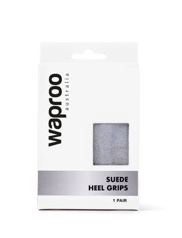 SUEDE HEEL GRIPS - - made by Siren Shoes