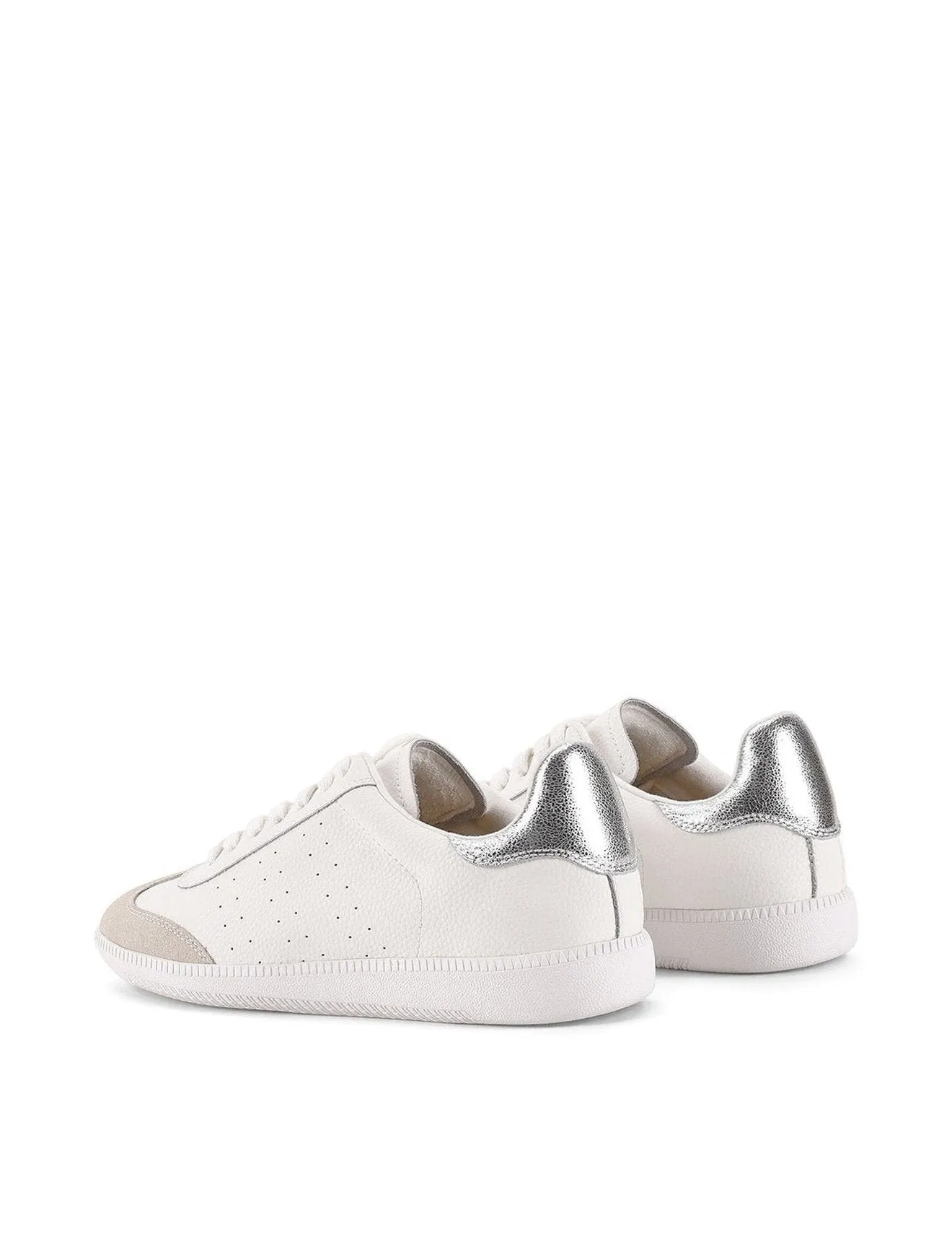 Sutton Cupsole Sneaker - White/Silver Leather sold by Siren Shoes product image thumbnail 4
