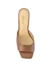 Stop Heeled Mules - Cinnamon Leather sold by Siren Shoes