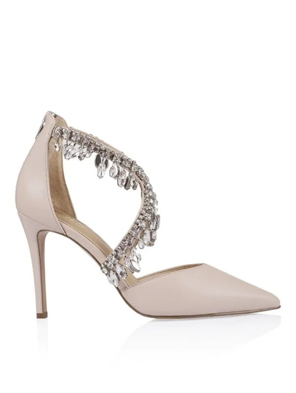 Bella Formal Heels - 13 Skin Kid Leather sold by Siren Shoes