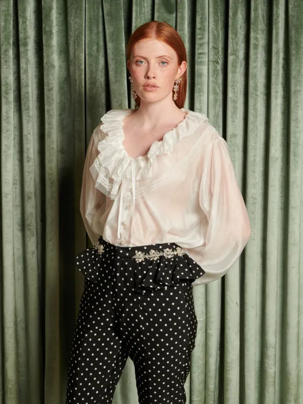 <b>DREAM</b> Poetic Ruffle Blouse sold by Sister Jane