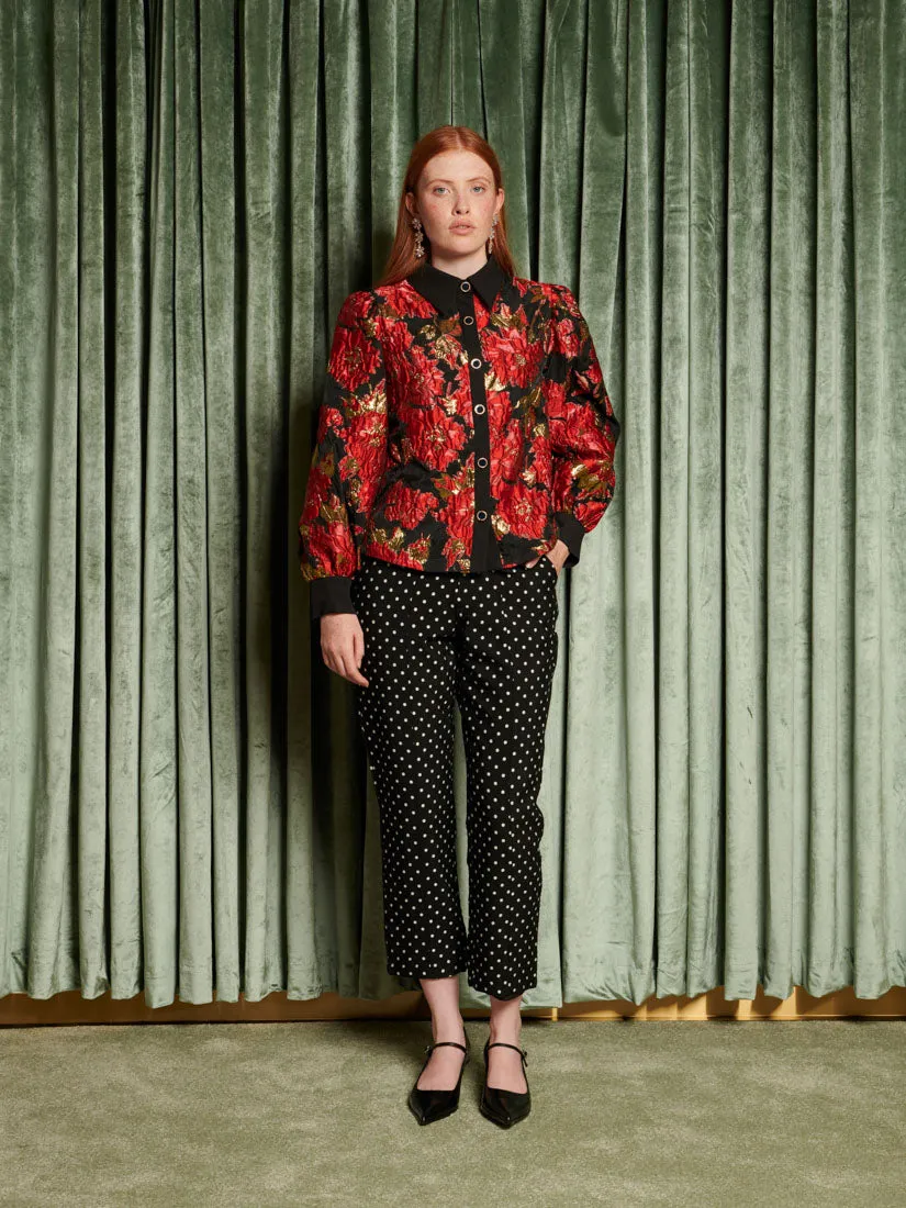 <b>DREAM</b> Illusions Jacquard Blouse sold by Sister Jane product image thumbnail 4