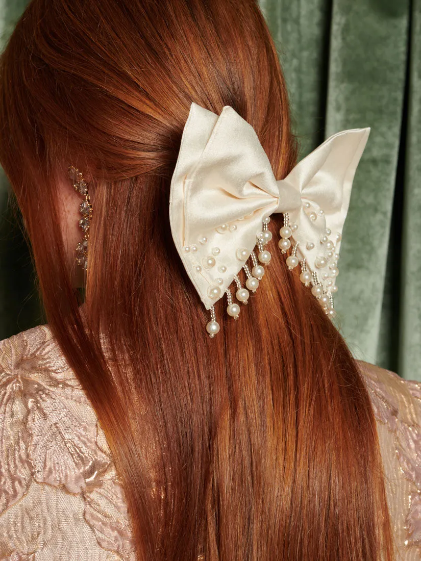 <b>DREAM</b> Spectacle Pearl Hair Bow sold by Sister Jane product image thumbnail 2