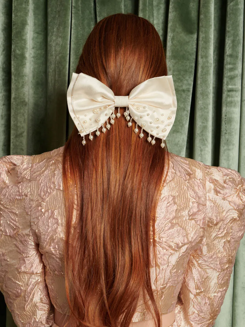 <b>DREAM</b> Spectacle Pearl Hair Bow sold by Sister Jane