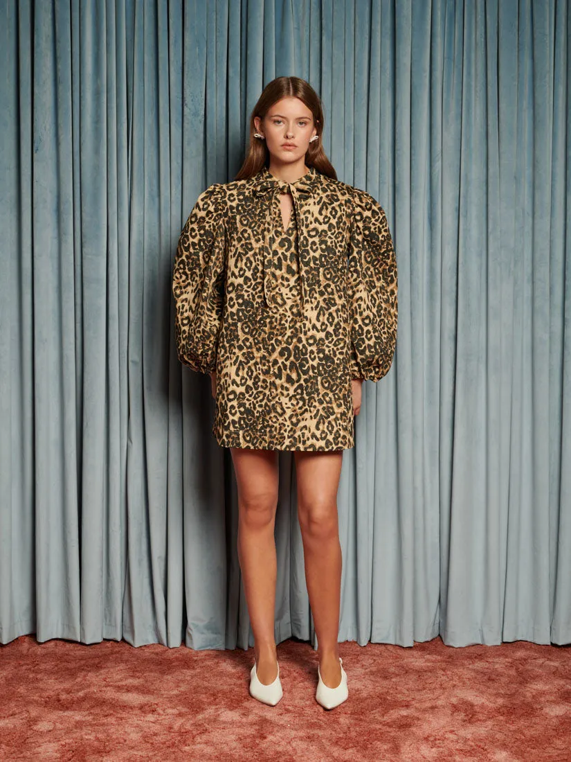 Mirage Leopard Mini Dress sold by Sister Jane product image thumbnail 4