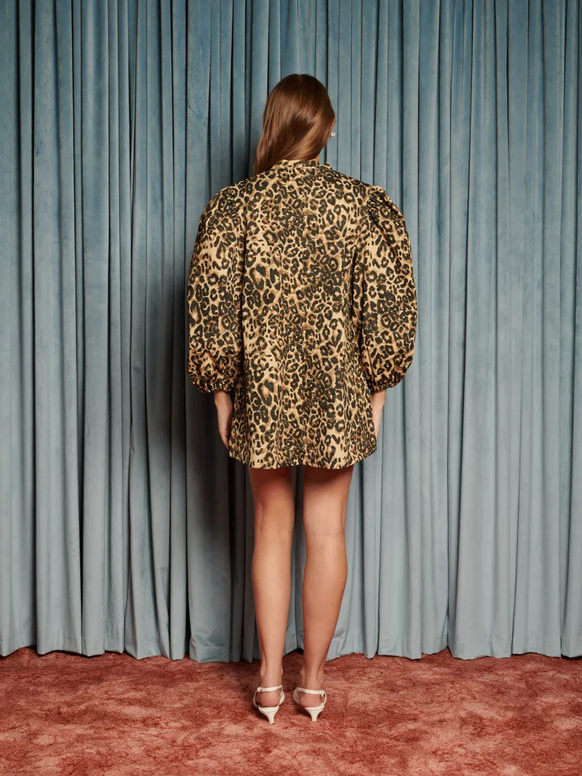 Mirage Leopard Mini Dress sold by Sister Jane product image thumbnail 3
