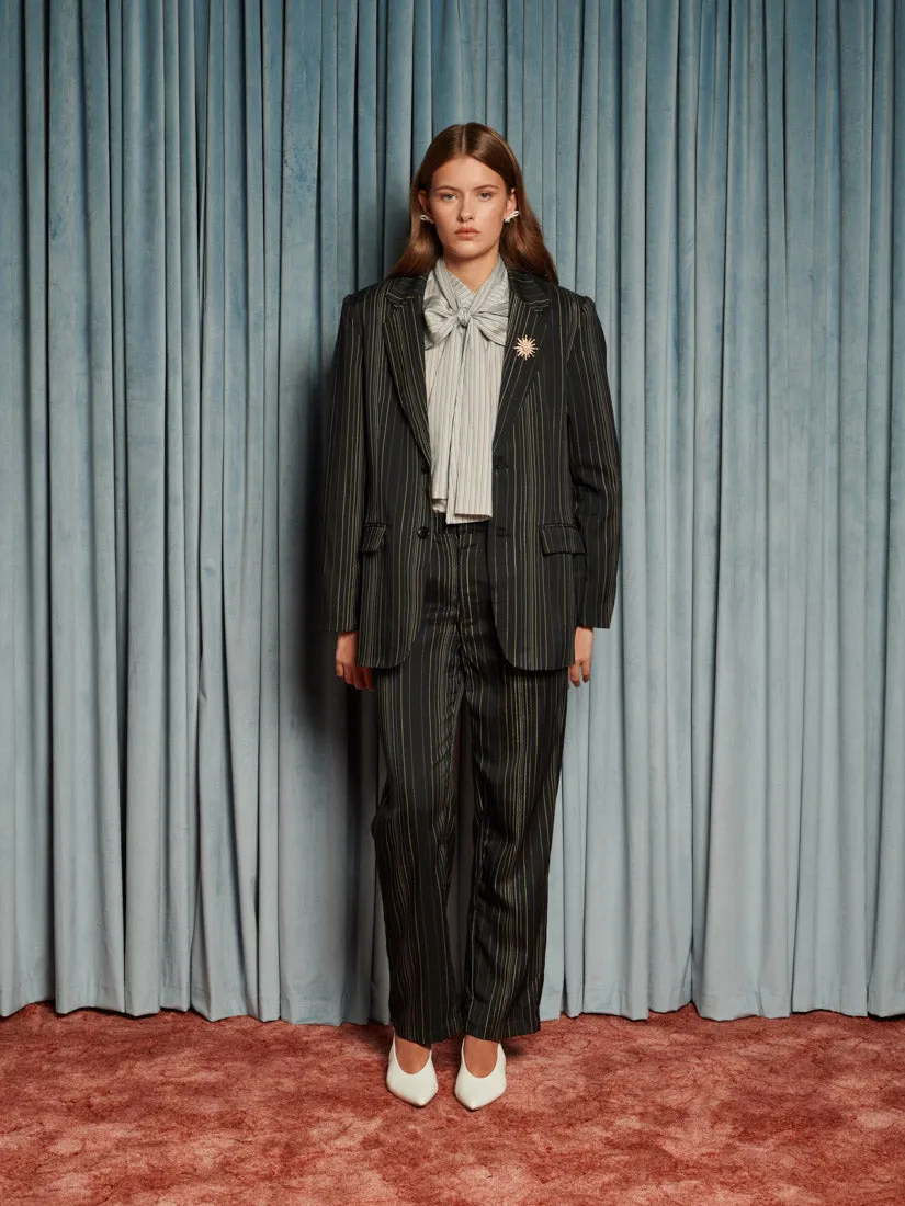 Richie Stripe Single Breasted Blazer sold by Sister Jane product image thumbnail 4