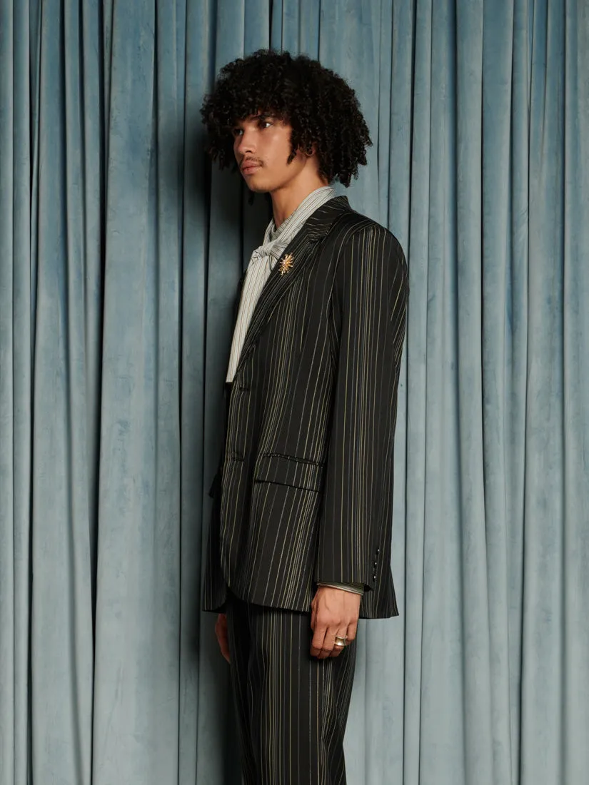 Richie Stripe Single Breasted Blazer sold by Sister Jane product image thumbnail 5