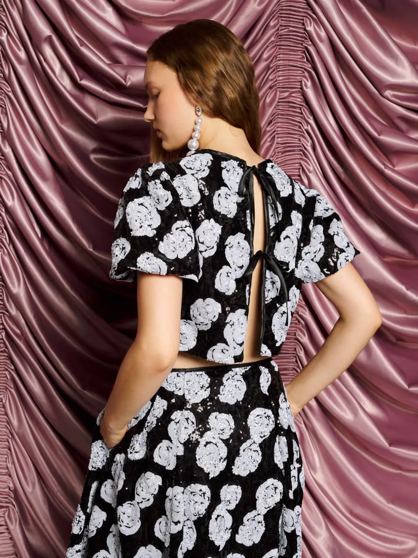 <b>DREAM</b> Roxie Rose Sequin Top sold by Sister Jane product image thumbnail 5