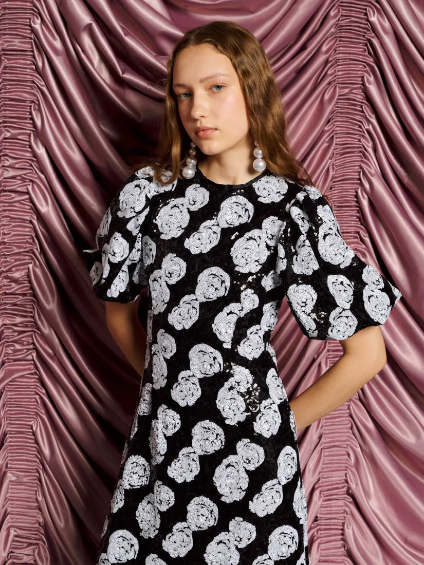 <b>DREAM</b> Roxie Rose Sequin Maxi Dress sold by Sister Jane product image thumbnail 5