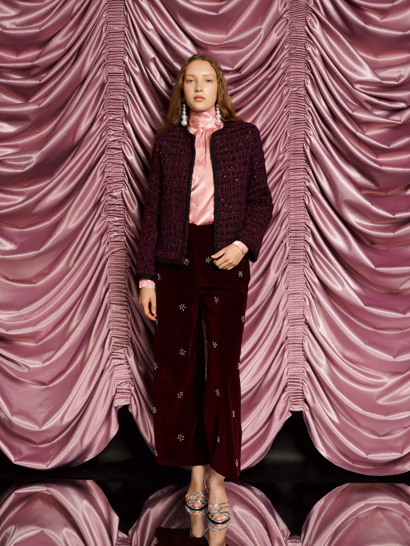 <b>DREAM</b> Satine Velvet Tweed Jacket sold by Sister Jane product image thumbnail 4