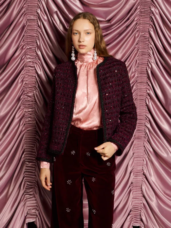<b>DREAM</b> Satine Velvet Tweed Jacket sold by Sister Jane