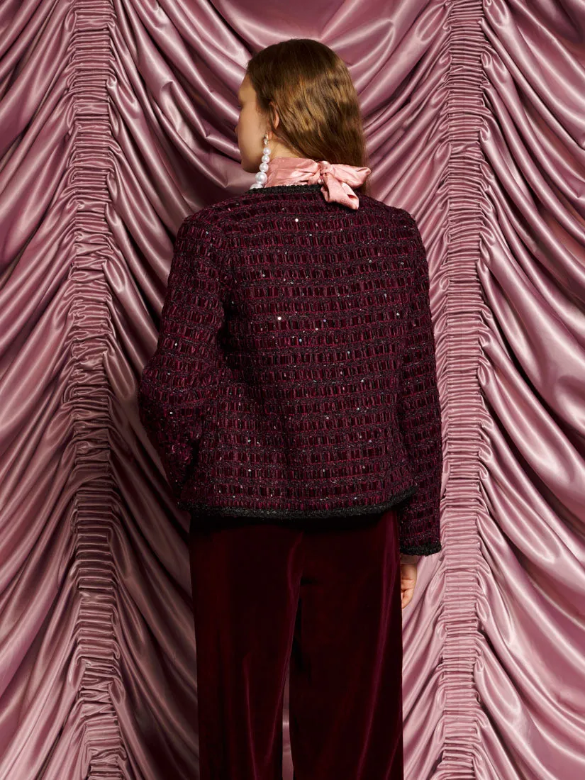 <b>DREAM</b> Satine Velvet Tweed Jacket sold by Sister Jane product image thumbnail 3