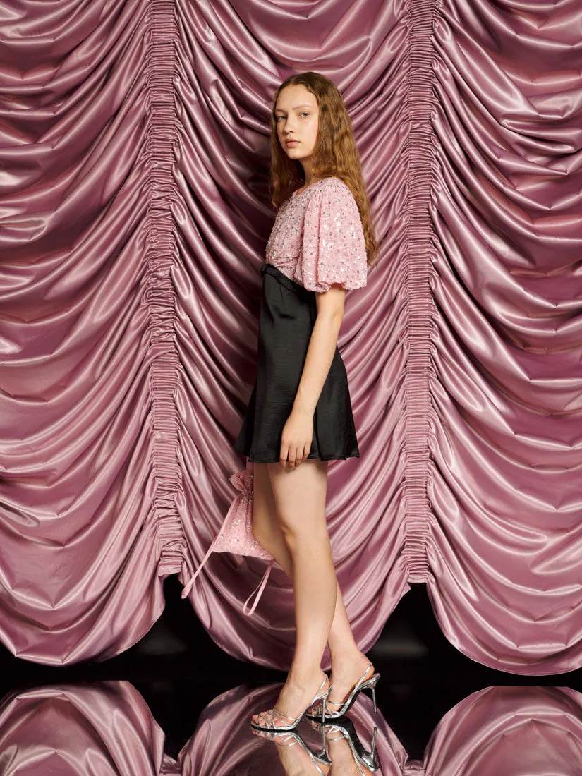 <b>DREAM</b> Pink Parade Embellished Mini Dress sold by Sister Jane product image thumbnail 2