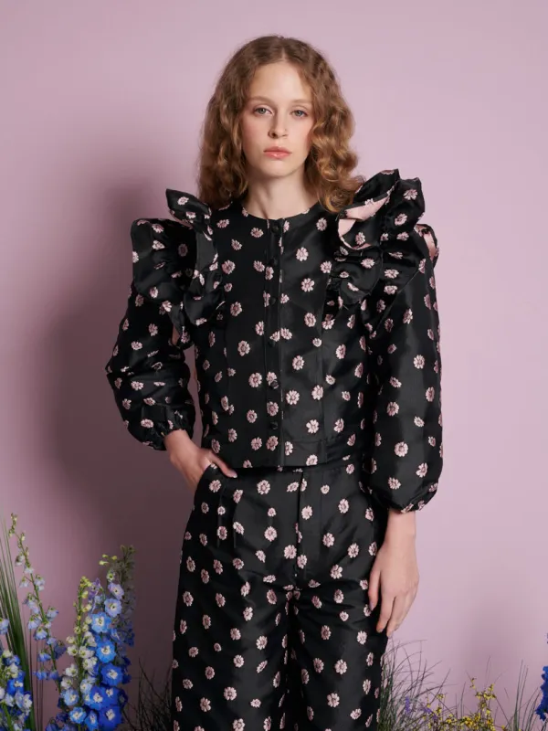 Rose Bells Jacquard Top sold by Sister Jane