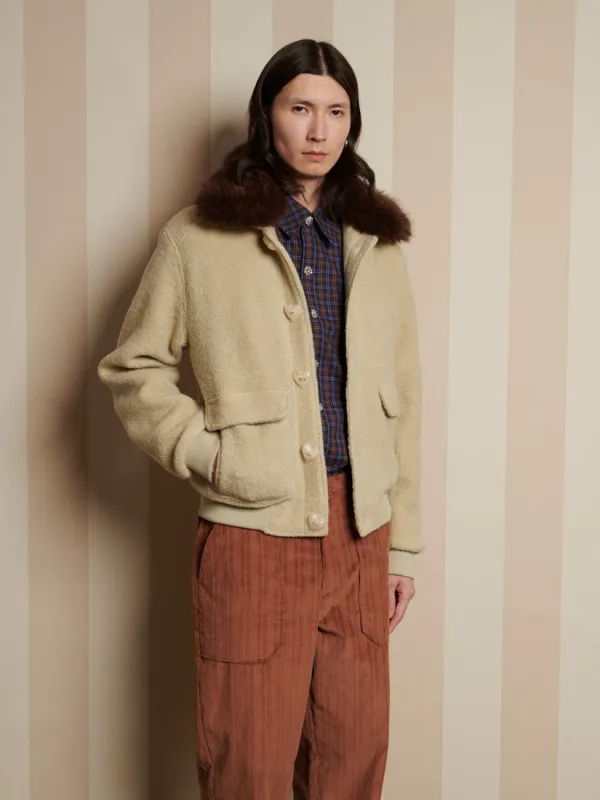 Arden Fur Collar Jacket sold by Sister Jane