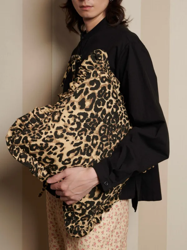 Conrad Leopard Ruffle Cushion Cover sold by Sister Jane