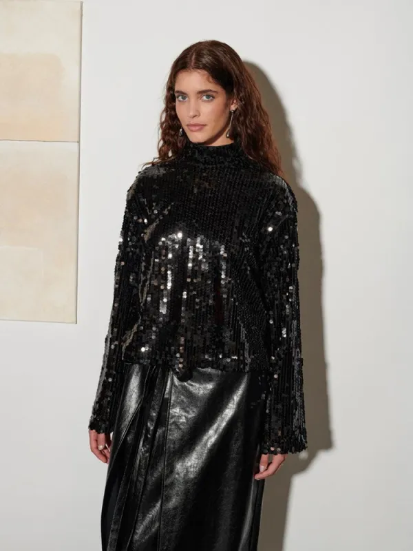 <b> Ghospell </b> Anita Sequin Top made by Sister Jane