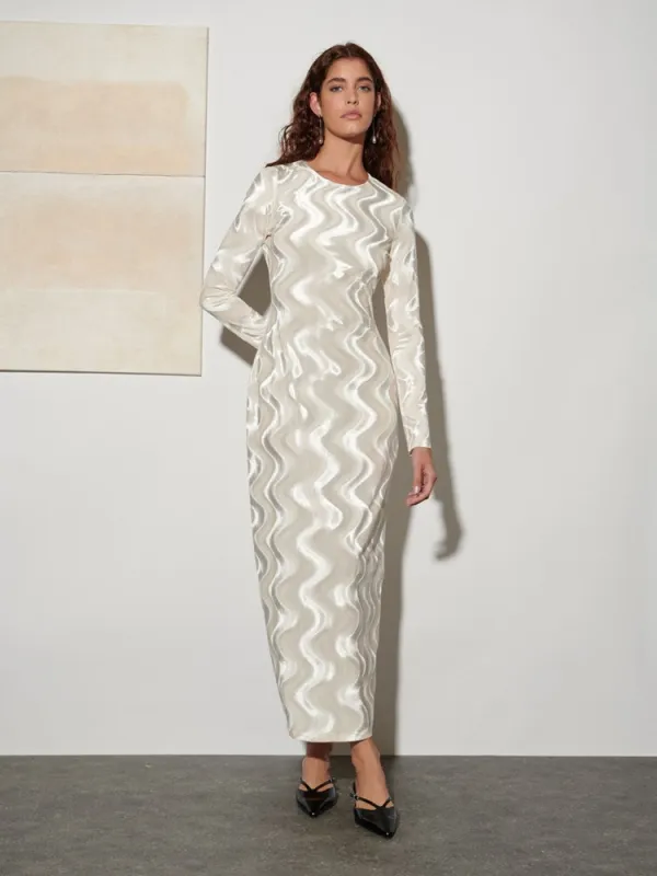 <b> Ghospell </b> Cecily Velvet Midi Dress sold by Sister Jane